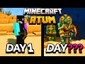 I Spent 100 Days in the Atum Dimension in Minecraft... Here's What Happened...