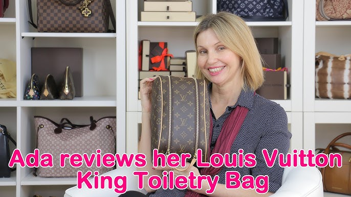 Louis Vuitton unboxing  Damier king size toiletry bag 