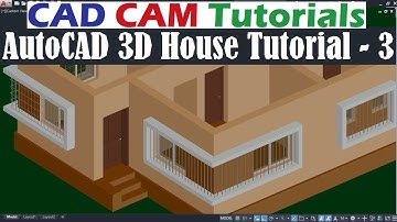 AutoCAD 3D House Modeling Tutorial - 3
