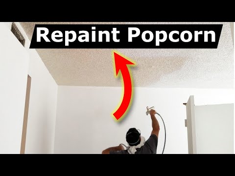 How To Repaint Popcorn Ceilings No