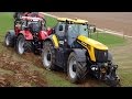 Dragging Machines - Tractor in action Case IH + Fastrac + McCORMICK + Same