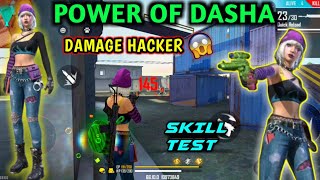 DASHA CHARACTER POWERS AND ABILITIES IN FREE FIRE | DASHA SKILL TEST & GAMEPLAY | TAMIL TUBERS