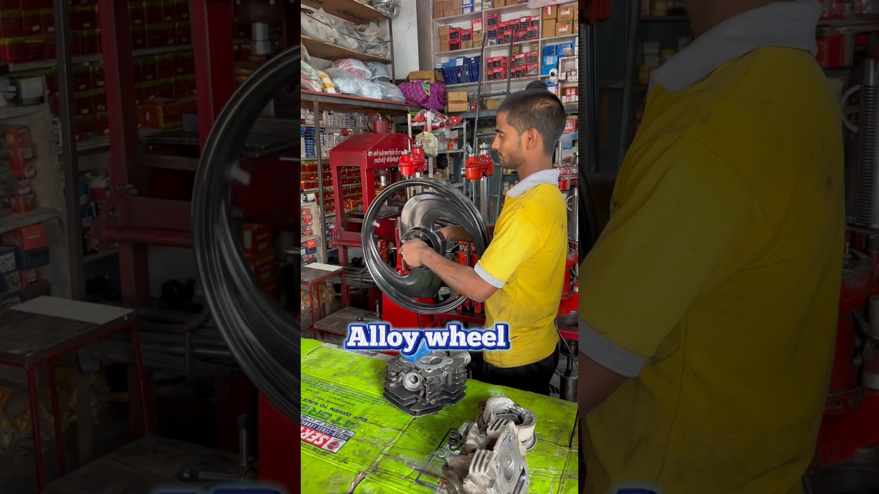 Part :- 1 Splendor का Alloy wheel टूट gya 😱 | @Vikasbaghpatiya    