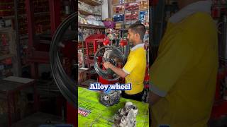 Part :- 1 Splendor का Alloy wheel टूट gya 😱 | @Vikasbaghpatiya #shortvideo #shorts