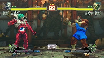 SETH vs SAGAT【Super Street Fighter IV】