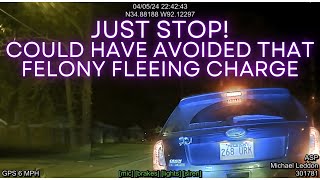 Ford Edge should just stop! Awarded a FELONY FLEEING for pursuit with Arkansas State Police