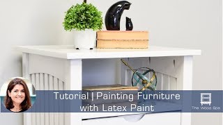 Painting Furniture with Latex Paint - Speedy Tutorial #13