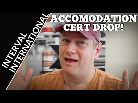 Interval International Drops Accommodation Certificates!