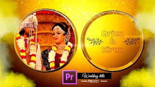 Premiere Pro | Wedding Cinematic Title Project | Rapid Pro Dongle | Video Mixing Editing - 230315