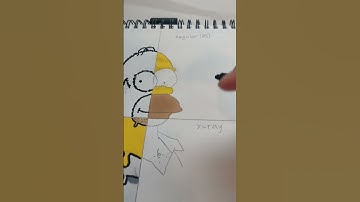 Drawing HOMER SIMPSON In 4 Styles pt 3 #viral #art #shorts #simpsons #harrystyles