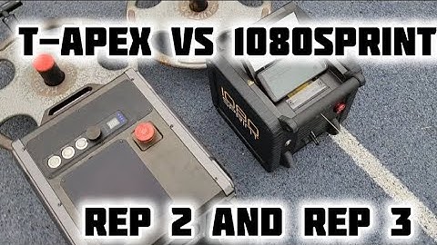 1080sprint2 Vs T-Apex Side by side review of two reps. One rep at 3kg and 5kg. #youtube #shorts