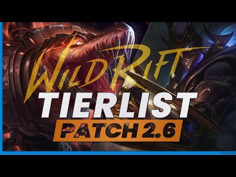 ULTIMATE Champions Tier List for Patch 2.6 | RiftGuides | Wild Rift