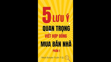 Lưu ý khi viết Hợp Đồng đặt cọc Mua Bán Nhà Đất P1 | Lần đầu đặt cọc Mua Bán Nhà Đất | #Shorts