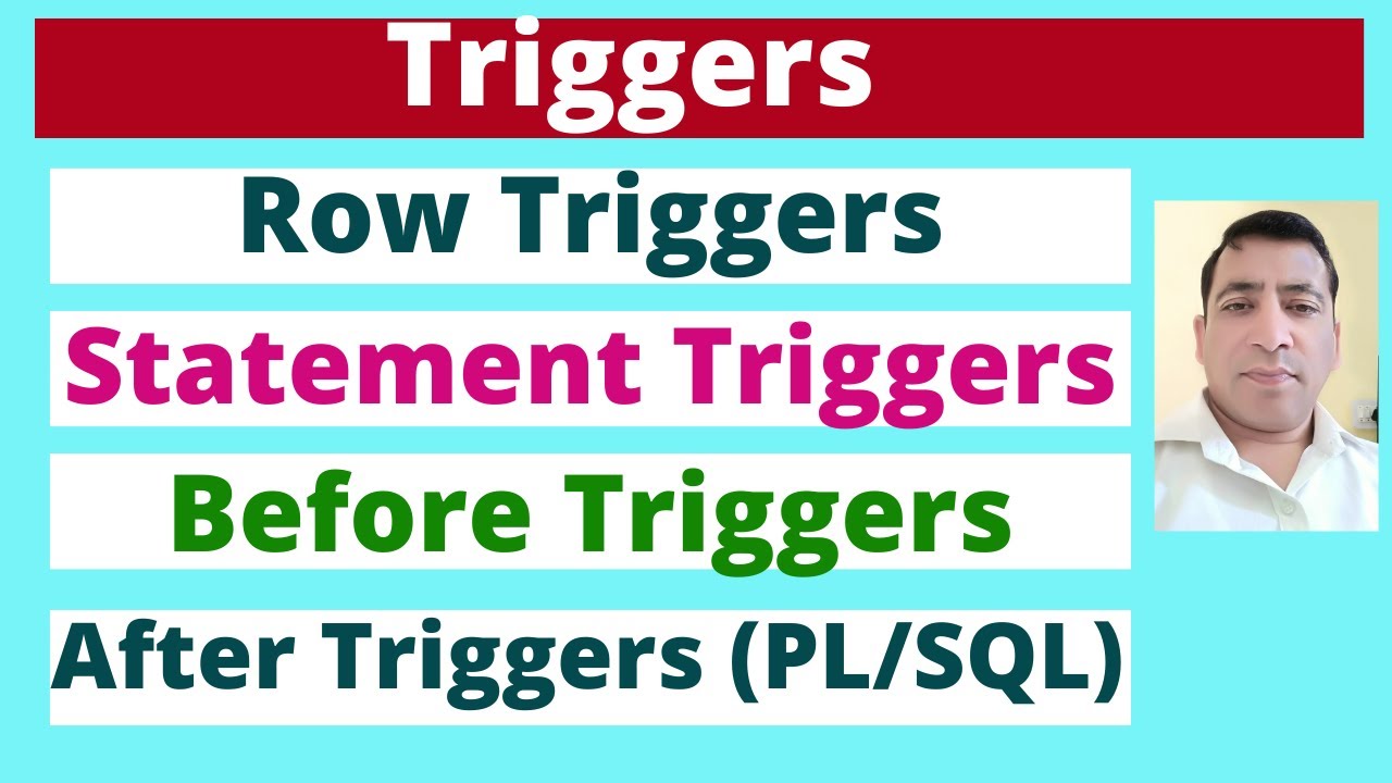 Trigger | Row Triggers | Statement Triggers | | Before Triggers | After ...