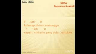 Chord lagu🎵 kapan kau kembali joker lagu lirik musik