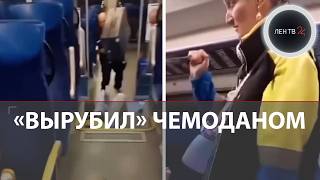 картинка: Поляк чемоданом обезвредил агрессивную безбилетницу с ножом в поезде