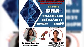 Clue4 Evidence News interview with Tiffany Roy Forensic DNA Expert || Clue4 Evidence Foundation