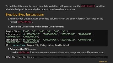 Subtracting Dates in R: How to Calculate Survival Days in Your Data Frame