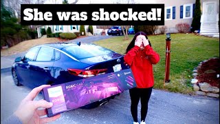 Surprising my girlfriend with her first EVER car mod!
