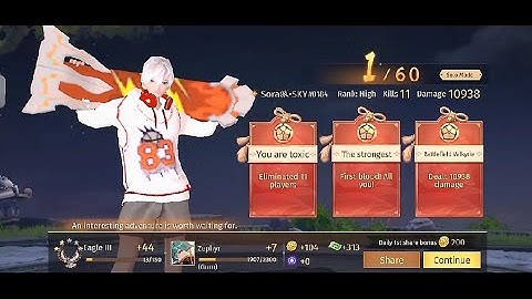 "NEW SKIN TRY OUT" | ECLIPSE ISLE Gameplay #ZEPHYR SOLO 11 KILLS