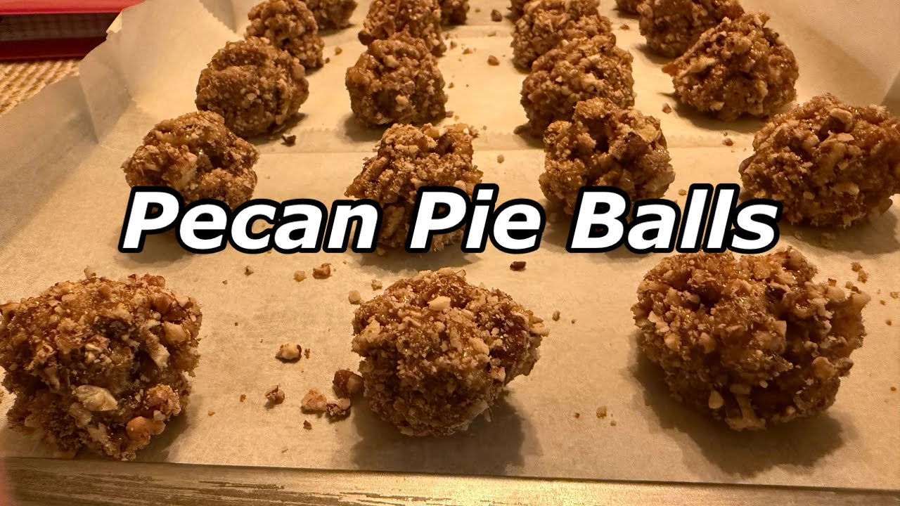 Delicious Pecan Pie Balls - Twisted Mikes