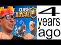 REACTING to my FIRST CLASH ROYALE Video!