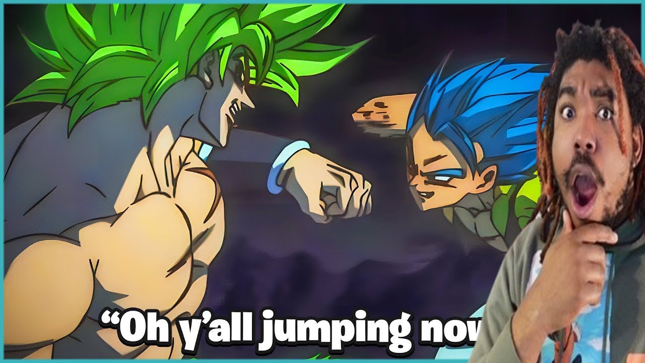 When GOGETA spawned in to beat the CTE out of BROLY 