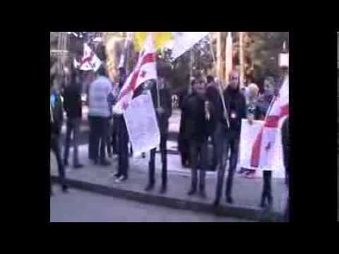 თავისუფალი ზონა უკრაინის მხარდასაჭერ აქციაზე ზუგდიდში.