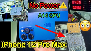 iPhone 12 Pro Max No Power. Low Boot 0.088amp.A14 CPU Reball✅. How to Reball A14 CPU.