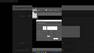 Create Brush for Arabic and Urdu calligraphy in illustrator