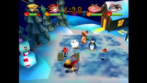 Crash Bash - Snow Bash Trophy (Co-op with PR)