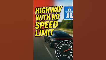 “The Road With NO Speed Limit 🚀” #automobile