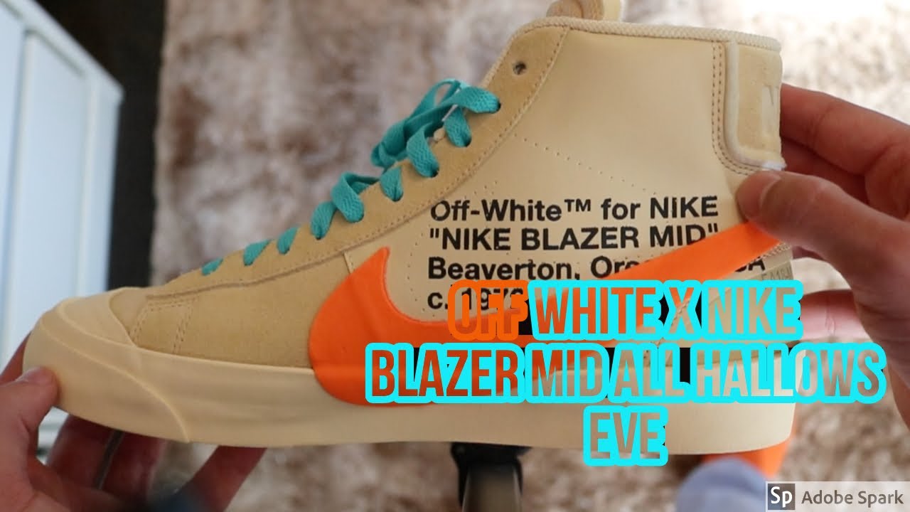 Off White X Nike Blazer Mid All Hallows Eve Review Youtube