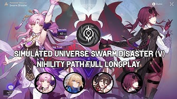 Honkai Star Rail - Simulated Universe Swarm Disaster (V) - Nihility Fu Xuan & Kafka Full Longplay