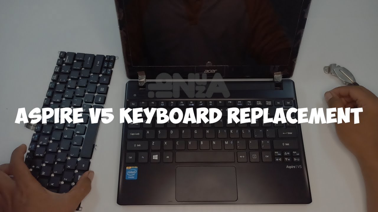 Acer Aspire V5-571P Laptop Keyboard Replacement Keys - UK Layout Backlit - Used