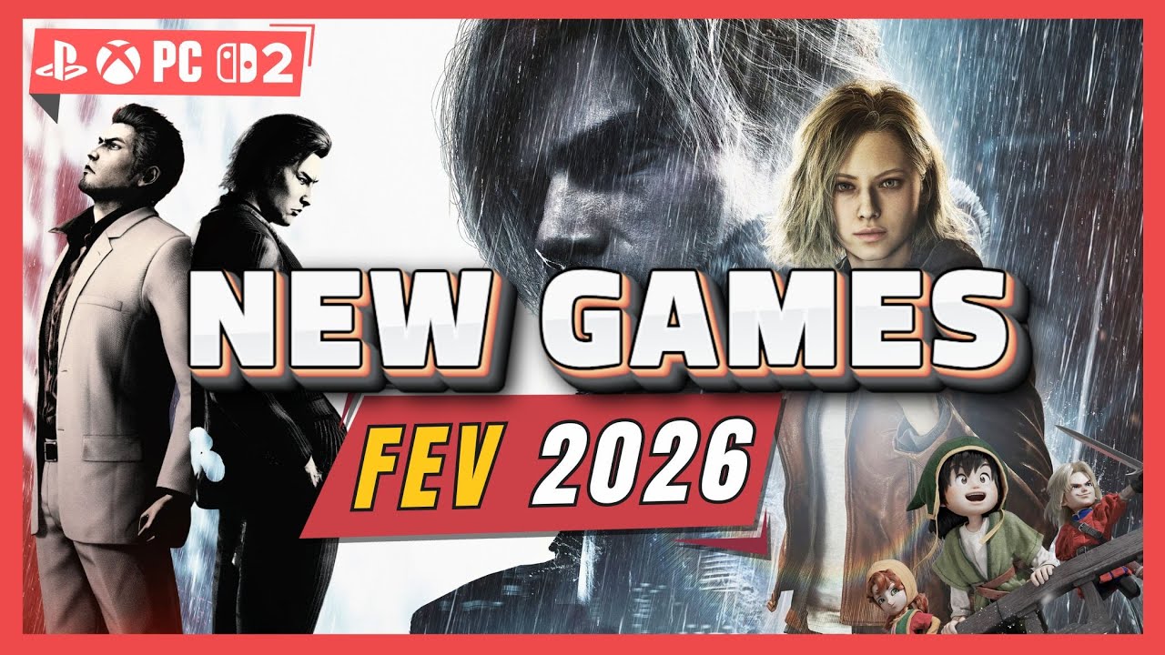 NEW GAMES coming in FEBRUARY - 4k