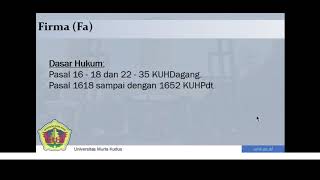 Bahan Kuliah - FIRMA