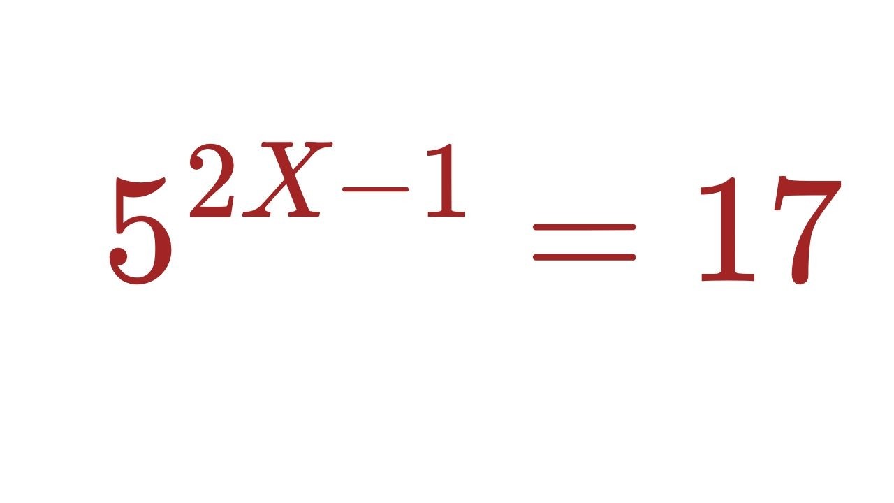Solving Exponential and Logarithmic Equations - YouTube