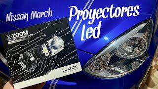 Proyectores Led X-Zoom Luxbox Nissan March