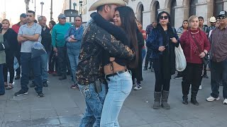 Johana, Pedrito, Kevin e Idaly GENIOS para la bailada @musicalmilagroofficial