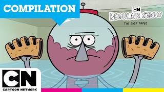 burgers doughnuts food disasters regular show lost tapes