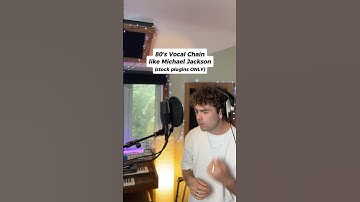 Michael Jackson Vocal Chain (only using Logic Pro plugins) #michaeljackson #vocals #logicprox