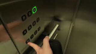 Very Nice Old 1953 KONE (Mb KONE M 1990) Tr. Elevator @ South-Karelian Hospital, Lappeenranta, FI