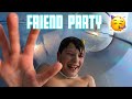 FINAL BIRTHDAY PARTY | FRIEND PARTY | TEN YEAR OLD DARES FRIENDS TO GO DOWN HUGE WATERSLIDE AT PARTY