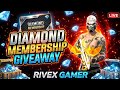 FREE FIRE MAX DIAMOND GIVEAWAY 💎🎁 | RIVEX IS LIVE 🔴#RivexIsLive #giveway