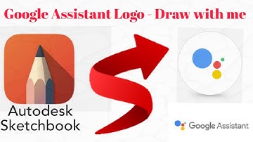 #google Assistant Logo design 👌 in Autodesk Sketchbook!! #ExplainArt