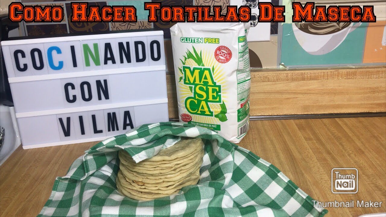 homemade tortillas with maseca