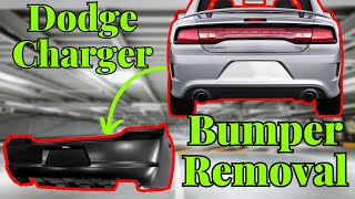 2011-2014 Dodge Charger Rear Bumper Removal (Fastest Way)