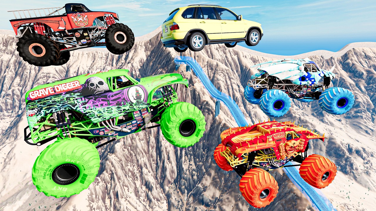 Stuntshow HOLD MY ENGINE! Insane Monster Trucks Cars Stunts & Crash Fails - YouTube