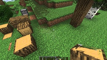 Minecraft snapshot 12w30e: Rotation of logs